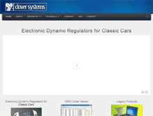 Tablet Screenshot of cloversystems.com